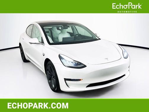 Pearl White Multi-Coat 2018 Tesla Model 3 Long Range