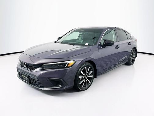 Gray 2024 Honda Civic EX-L