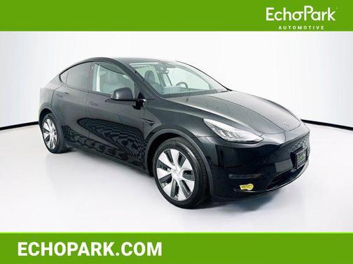 Solid Black 2022 Tesla Model Y Long Range Dual Motor All-Wheel Drive