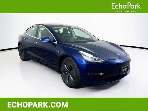 Deep Blue Metallic 2018 Tesla Model 3 Long Range