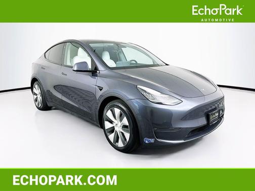 Gray 2021 Tesla Model Y Long Range Dual Motor All-Wheel Drive