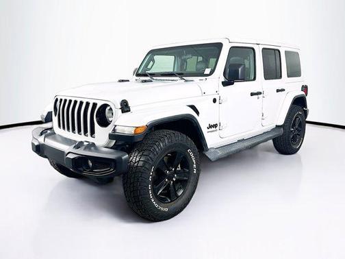 Bright White Clearcoat 2020 Jeep Wrangler Unlimited Sahara