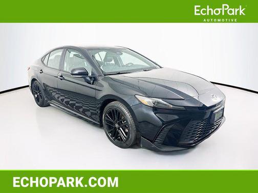 Midnight Black Metallic 2025 Toyota Camry SE