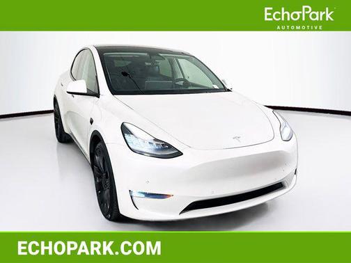 Pearl White Multi-Coat 2021 Tesla Model Y Performance Dual Motor All-Wheel Drive