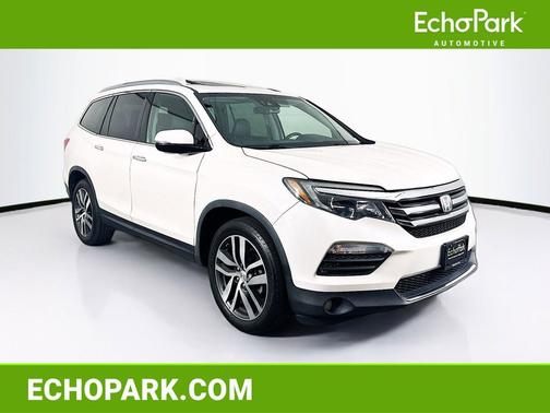 White Diamond Pearl 2018 Honda Pilot Elite