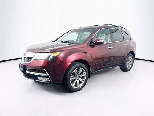 Dark Cherry Pearl 2010 Acura MDX 3.7 L Advance