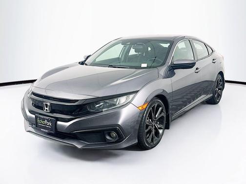 Modern Steel Metallic 2019 Honda Civic Sport