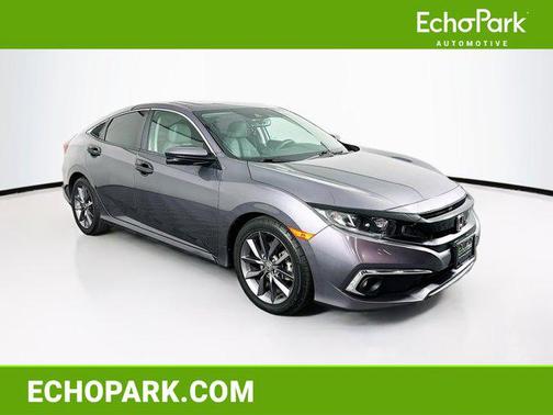 Modern Steel Metallic 2021 Honda Civic EX-L