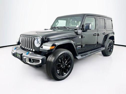 Black Clearcoat 2023 Jeep Wrangler 4xe Sahara