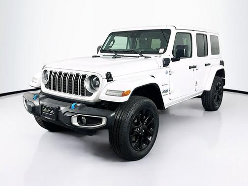 Bright White Clearcoat 2024 Jeep Wrangler 4xe Sahara