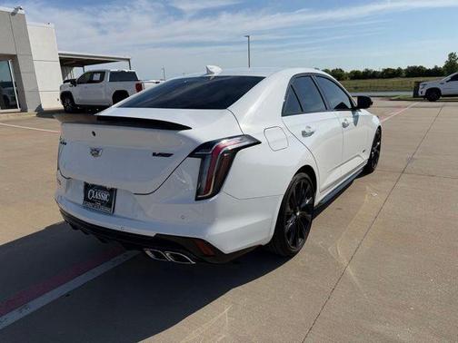 Summit White 2025 Cadillac CT4-V V-Series