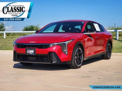 Red 2025 Kia K4 GT-Line