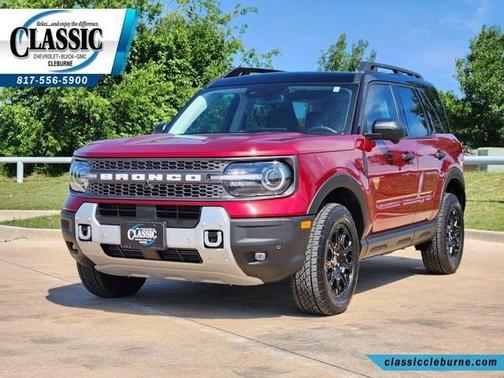 Red 2025 Ford Bronco Sport Badlands