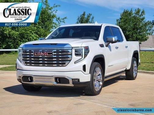 White Frost Tri-Coat 2024 GMC Sierra 1500 Denali