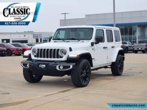 White 2025 Jeep Wrangler 4xe Sahara
