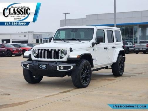 White 2025 Jeep Wrangler 4xe Sahara