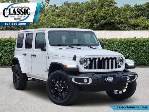 White 2025 Jeep Wrangler 4xe Sahara