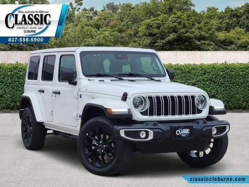 White 2025 Jeep Wrangler 4xe Sahara