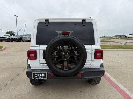 White 2025 Jeep Wrangler 4xe Sahara