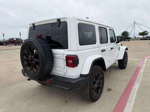 White 2025 Jeep Wrangler 4xe Sahara