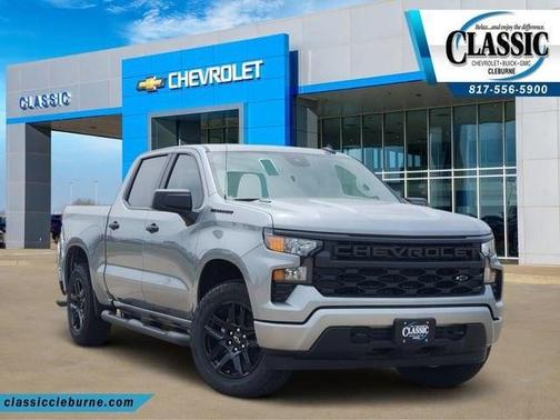 Sterling Gray Metallic 2026 Chevrolet Silverado 1500 Custom