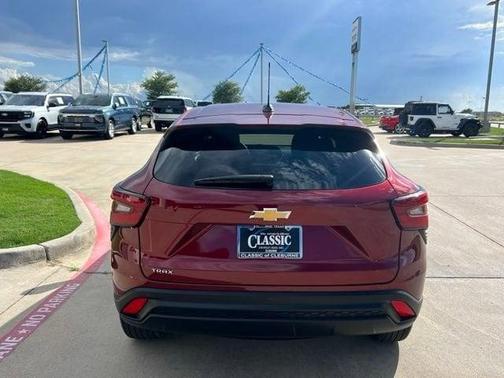 Crimson Metallic 2025 Chevrolet Trax LS