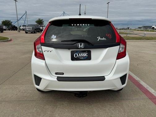 White 2016 Honda Fit LX