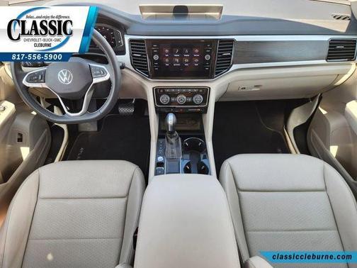 Pure White 2023 Volkswagen Atlas 3.6L SE w/Technology