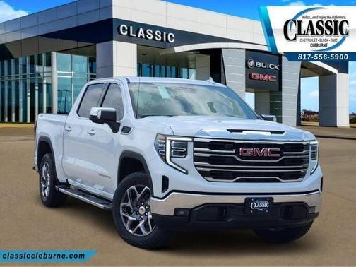 Glacier White 2026 GMC Sierra 1500 SLT