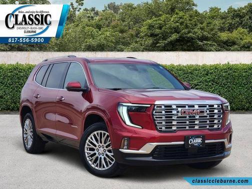 Volcanic Red 2025 GMC Acadia Denali