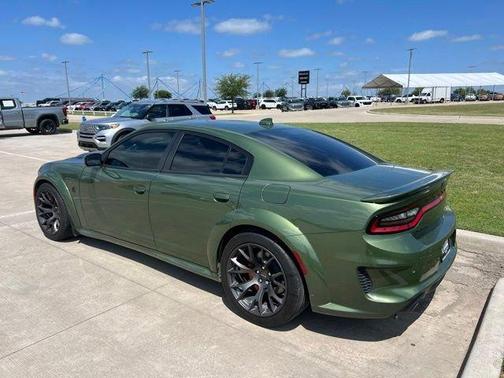 Green 2022 Dodge Charger SRT Hellcat Widebody