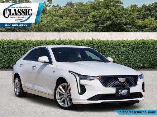 Summit White 2023 Cadillac CT4 Luxury