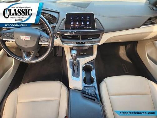 Summit White 2023 Cadillac CT4 Luxury