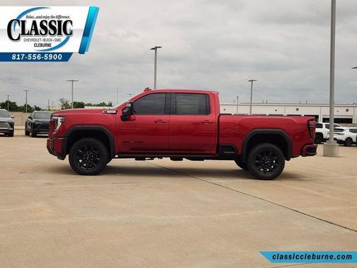 Volcanic Red 2025 GMC Sierra 3500 AT4