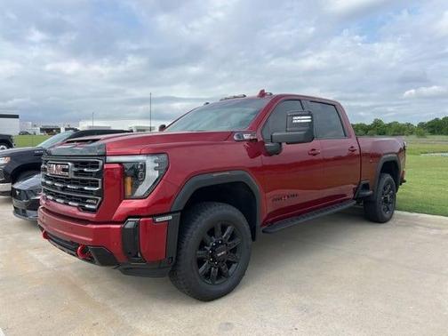 Volcanic Red 2025 GMC Sierra 3500 AT4