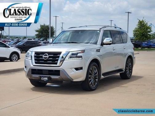 Silver 2021 Nissan Armada Platinum