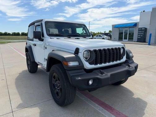 White 2025 Jeep Wrangler Sport