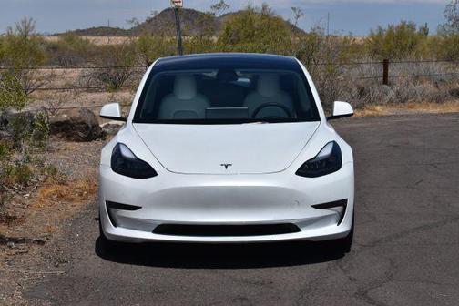 White 2021 Tesla Model 3 Standard Range Plus Sedan