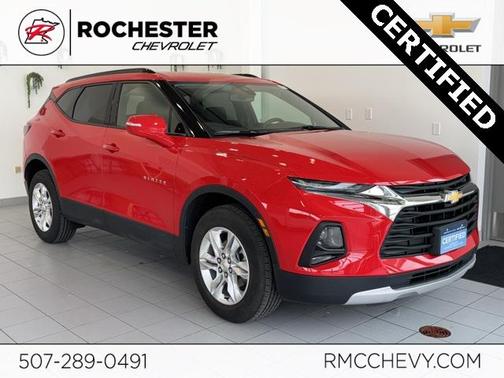 Red Hot 2022 Chevrolet Blazer 2LT