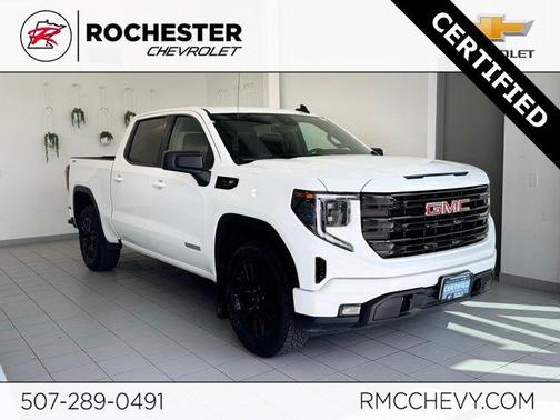 Summit White 2023 GMC Sierra 1500 Elevation