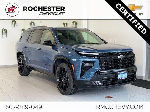 Lakeshore Blue Metallic 2024 Chevrolet Traverse RS