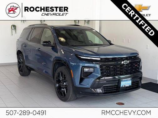 Lakeshore Blue Metallic 2024 Chevrolet Traverse RS