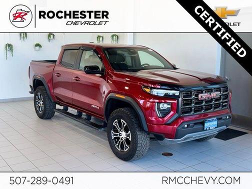 Volcanic Red 2024 GMC Canyon AT4