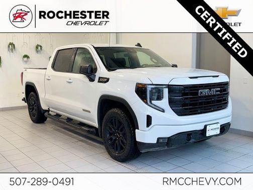 Summit White 2023 GMC Sierra 1500 Elevation