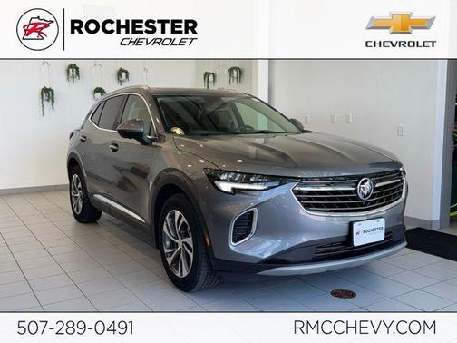 Satin Steel Metallic 2021 Buick Envision AWD Essence