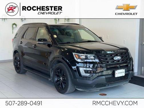 Shadow Black 2017 Ford Explorer sport