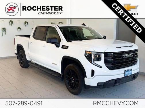 Summit White 2023 GMC Sierra 1500 Elevation