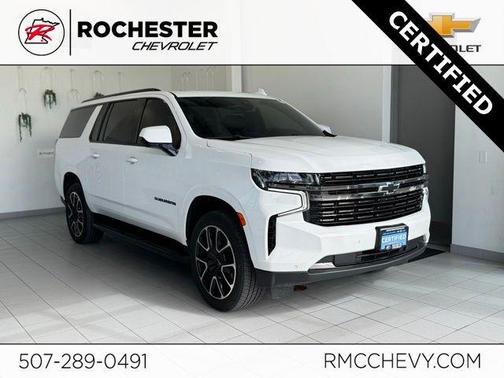 Summit White 2022 Chevrolet Suburban RST