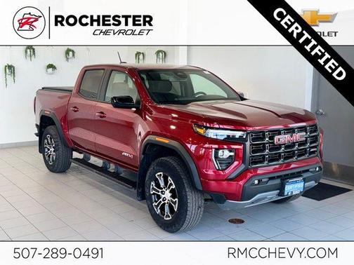 Volcanic Red 2024 GMC Canyon AT4