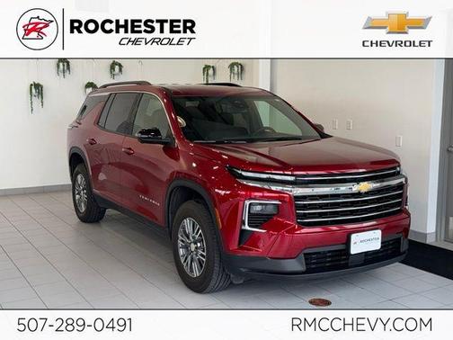 Radiant Red 2025 Chevrolet Traverse LT